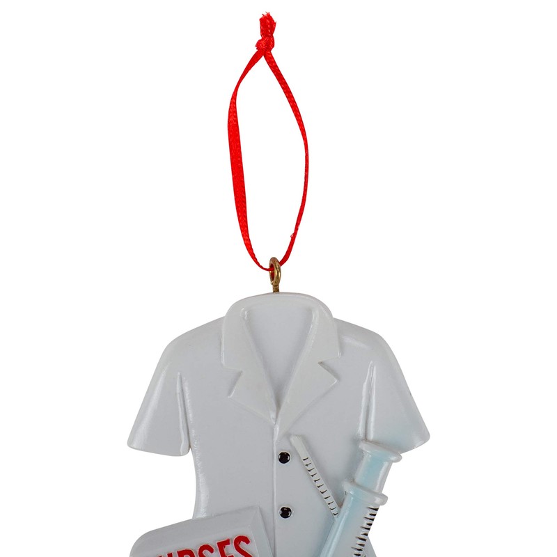Kurt Adler A1982 Nurse Uniform Ornament for Personalization, 4-inch High,