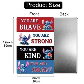Metal Signs Boys Room Signs Boy Bedroom Wall Decor Motivational Quote Funny Tin Signs Wall Art Boys Bedroom Decor Signs Motivational Baby Kids Classroom vintage Tin Signs 8 x 12 Inch