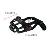 ZEUS Alpha TPR Muzzle for Large Dogs, Comfort Fit Design