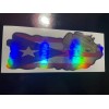 Egl Holographic DISTRESSED PUERTO RICO FLAG DECAL STICKER MAP Truck SUV Jdm