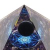 Crystal Pyramid Exquisite Beautiful Pyramid Power Stone Ornament for Desks