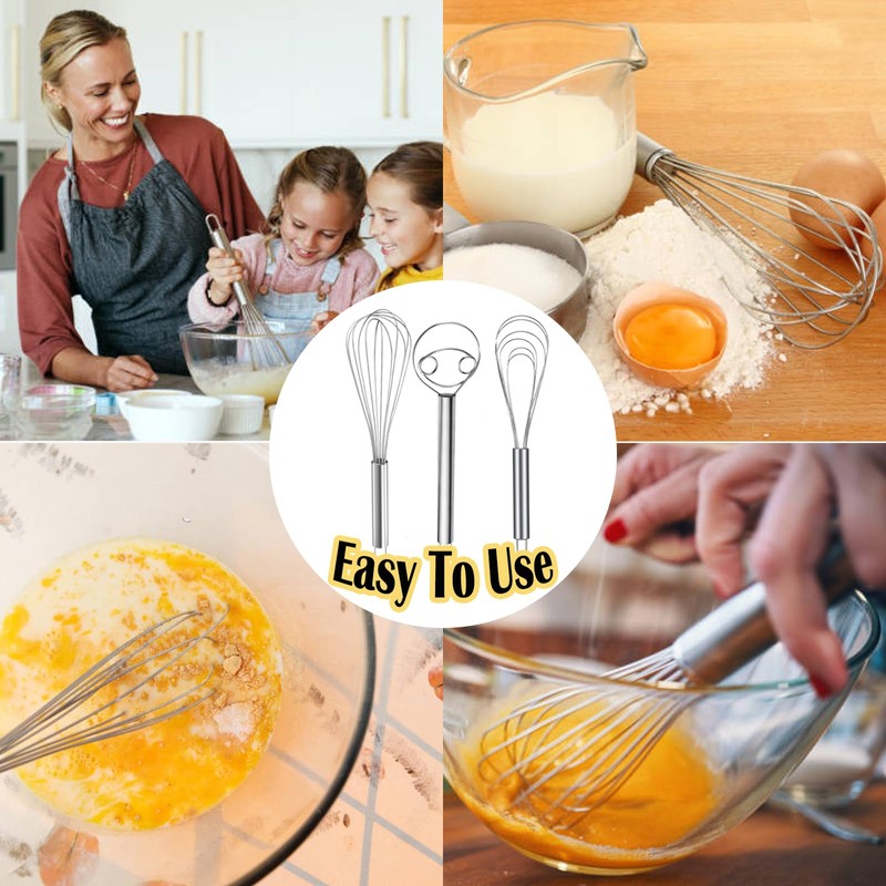 HUFHNWSO Whisk, plastic whisk, dishwasher-safe, length 30 cm, whisk