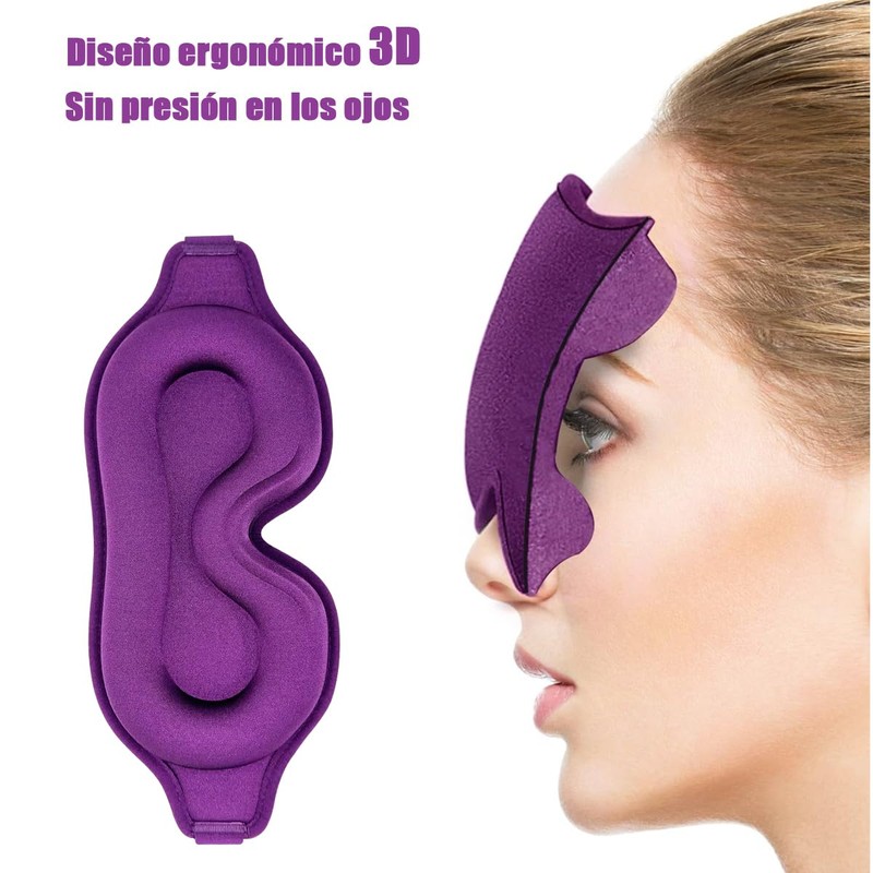 Antifaz para dormir 3D para mujeres y hombre, antifaz para