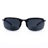 VITENZI Bifocal Sunglasses Semi Rimless Wraparound Reading Sun Tinted Glasses