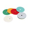 6Pcs Dry Diamond Polishing Pads 1Pc Backer Polish Kit for