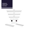 HIGH & MIGHTY 515604 Decorative 18" Floating Shelf Holds up