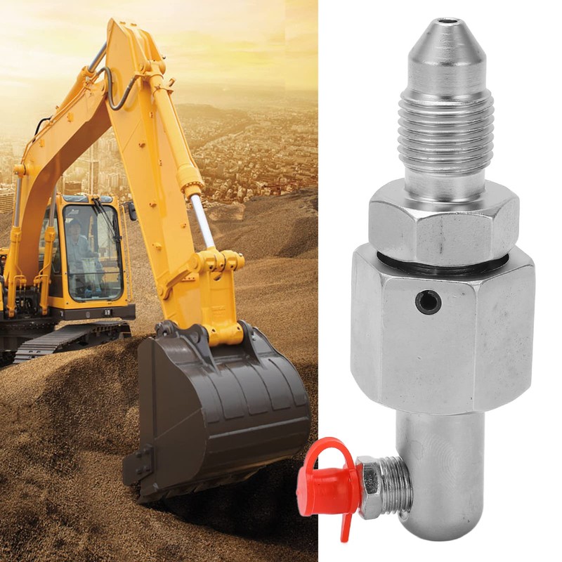 Excavator Grease Valve, Stainless Steel Wear Resistant Track Adjuster Grease