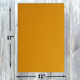 Hamilco Colored Cardstock Paper 11x17" Sun Gold Color Card Stock Paper 50 Pack