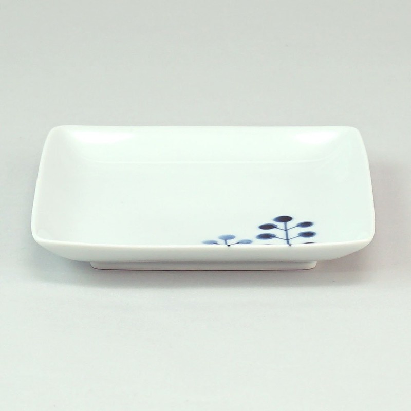 Hamato Dot Tree Square Plate 09-22