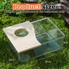 HOMURY 1 x Hamster Sand Bath: Acrylic Hamster Bath Box,