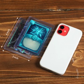 Tenare 10 Pack 3x4 Inch Acrylic Card Holders with 5 Display Stands Hard Protectors for Trading, Baseball, Sports & Game Cards