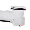 Westbrass European Style Trim for Cable Drive Bath Waste, Powder