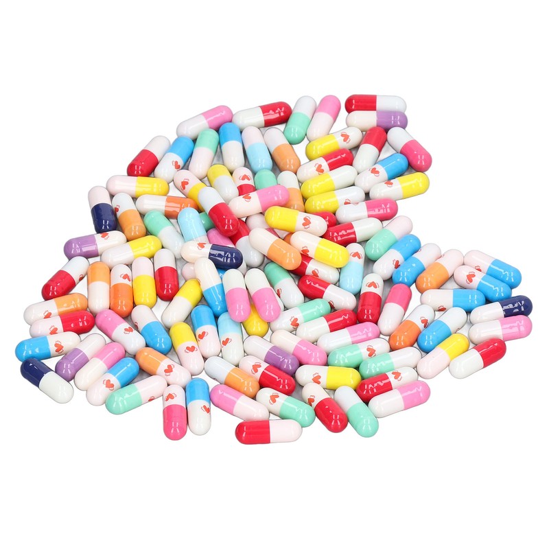 370Pcs Message Capsules Deliver Message Cute Patterns Cute Love Capsules
