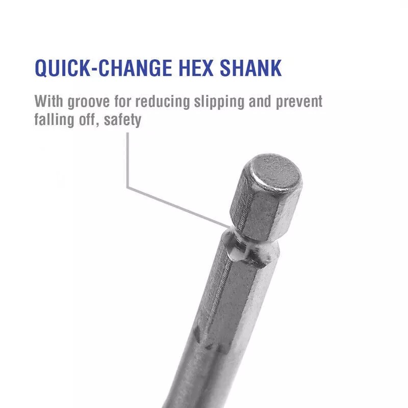 WORKPRO 13-Piece Spade Drill Bit Set in SAE Paddle Flat