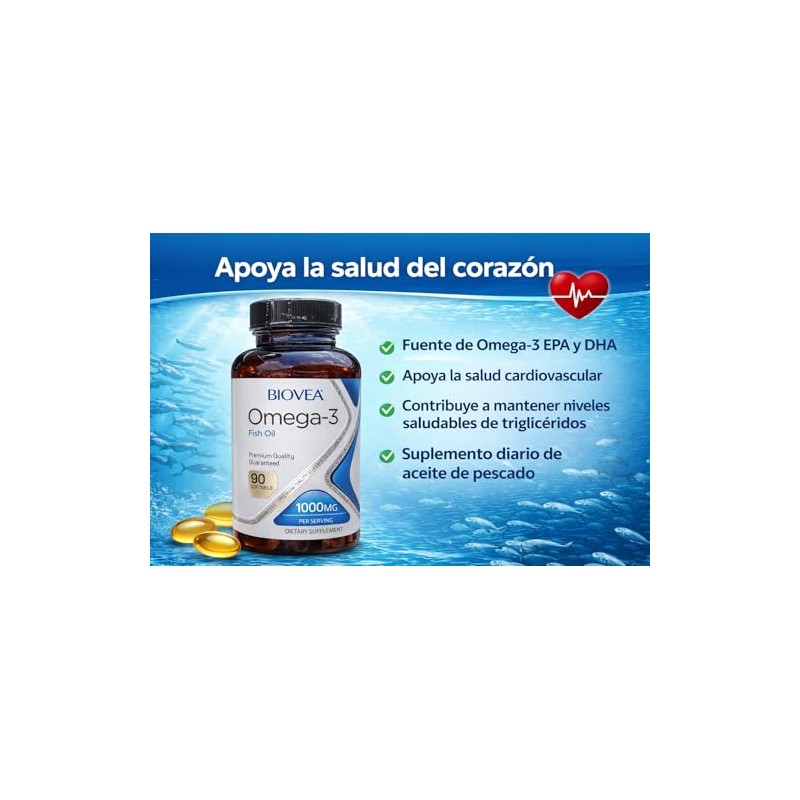 Biovea | Omega 3 de Anchoa Salvaje 1000 Mg |