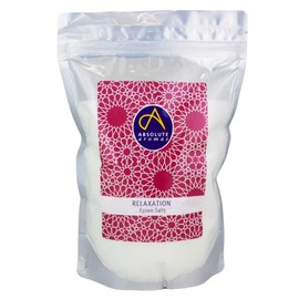 Absolute Aromas Epsom Bath Salts - Magnesium Sulphate Infused with 100% Pure Essentials Oils (Relaxation, 1kg)
