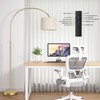 Ambimall Dimmable Arc Floor Lamp with Remote, Color Temperatures and