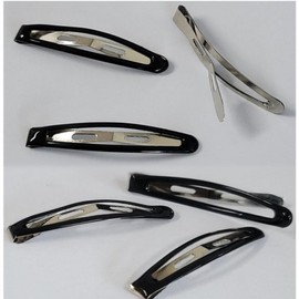 Slim Snap Hair Clips for Flyaway Hair (Small, 25-Pack) Snap Clip
