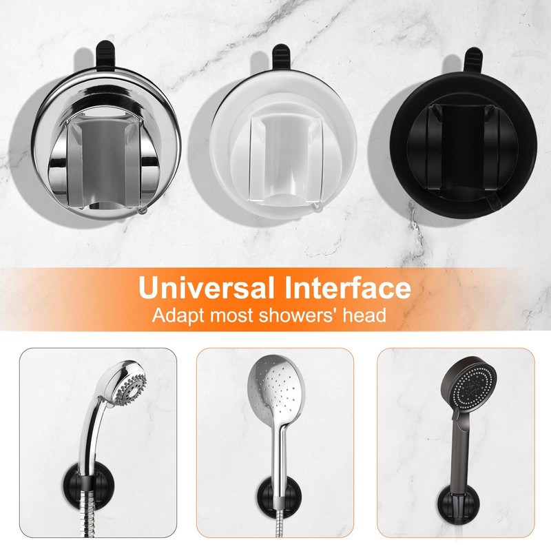 sourcing map Shower Head Holder, Suction Cup Shower Head Holder,