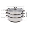 3 Tier Stainless Steel Steamer, Pot Food Steamer Cooker Steam
