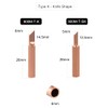 Saipor 15 Pcs Pure Copper Soldering Iron Tip Kit 900M-T