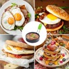 4-Pack Stainless Steel Egg Rings | Anti-Scald Folding Handle Egg