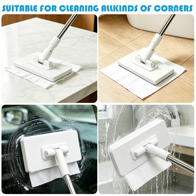 Snap Grip Mini Mop: 2026 Upgraded Disposable Dust Zero Touch