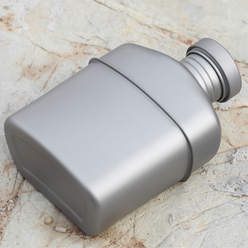 Lixada 1100ml Titanium Water Bottle Ultralight Kettle Drinking Bottle with