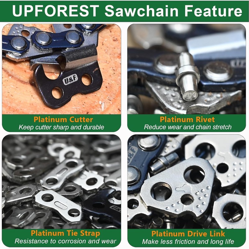 20 Inch Chainsaw Chain for Blue Max 53543, 52209, 8901,