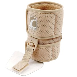 Ossur Foot-Up Drop Foot Brace | Ankle-Foot Orthosis (AFO) for Drop Foot Support | Lightweight, Adjustable Wrap for All-Day Comfort | Breathable Material for All Day Walking | (Beige, Large)