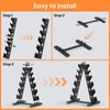 TomCare Dumbbell Rack Stand Only, 5 Tier Weight Rack for