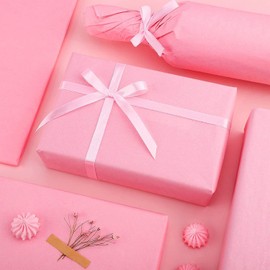 5 Sheets of Pastel Pink Tissue Paper-20"x30"(50cmx75cm)-Gift Wrapping Paper- Acid Free-Kids Art and Craft Wrapping Paper Sheets. Pastel Pink. SALPACK