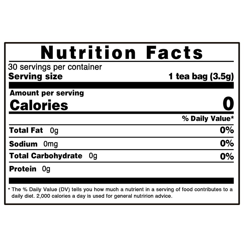 TEARELAE - White Mulberry Leaf Tea Bags, 30 Count -