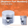 Mtanlo 44.7mm Piston Ring Kit for Stihl MS271 MS271C MS