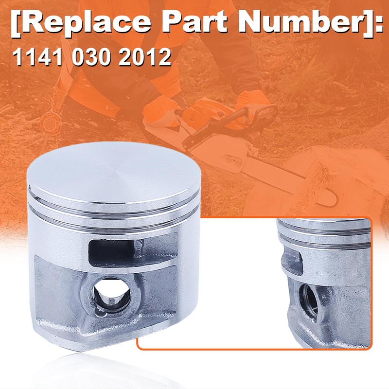 Mtanlo 44.7mm Piston Ring Kit for Stihl MS271 MS271C MS