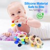Arudyo Baby Teething Toys Silicone Teethers BPA Free Silicone Rudder