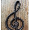 Xinally 2 Pieces Vintage Cast Iron Fret Hooks, American Country