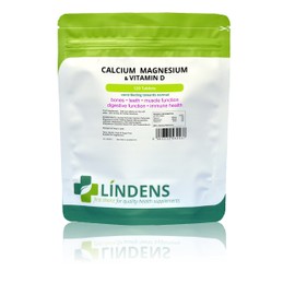 Calcium Magnesium & Vitamin D 120 Tablets Quality Natural Supplement 100% RDA