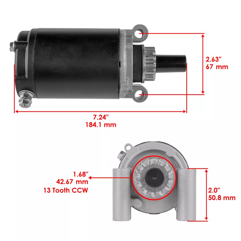 Kohler Starter for Kohler 1209822S 1209822 1209813S 1209813 1209808S