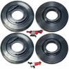 4-Pack 43-34-0036 Inner Disk Flange Nut Replacement for Milwaukeeiii Angle
