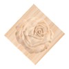 Carved Wooden Cookie Stamp Mould Rose Flower Cookie Cutter Cookie