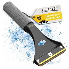 Auprotec 1 Ice Scraper with Convex Brass Blade Red, Yellow, Green, Blue.