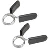 TRIXES 2 X 1 inch Spring Clamp Grippers for Weight Bar Dumbbells