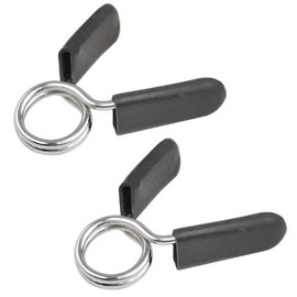 TRIXES 2 X 1 inch Spring Clamp Grippers for Weight Bar Dumbbells