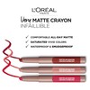 L'Oréal Paris Infallible Matte Lip Crayon Lipstick 107 Sizzling Sugar