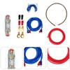TEHAUX 1set Car Stereo Wiring Kit Gauge Cable for Amplifier
