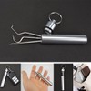 6 PCS Portable Stainless Toothpick,Metal Toothpick,Reusable Toothpicks and Toothpick Holder