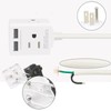 Multi Plug Outlet Extender Electrical Wall Outlet Splitter with 4