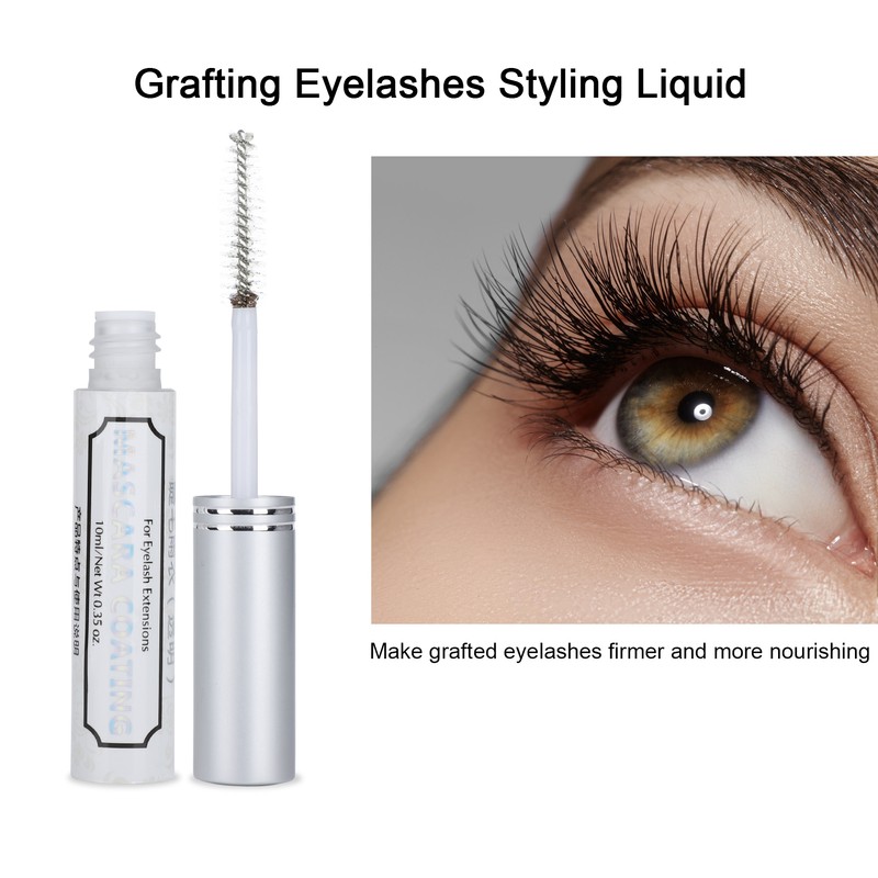 10ml Grafting Eyelashes Styling Liquid False Eyelashes Extension Coating MascaraTransparent