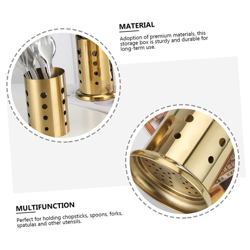 GRIRIW Fork Chopsticks Organizer Stainless Steel Cutlery Drawer Organiser Small